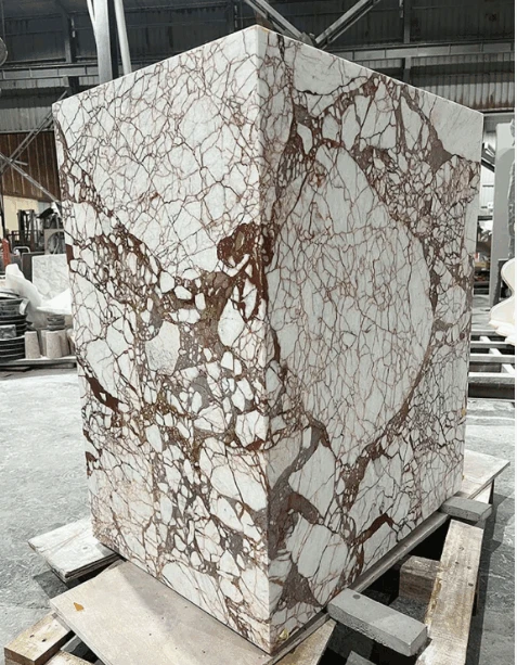 Bulgari Red Marble Pedestal Sink high quality