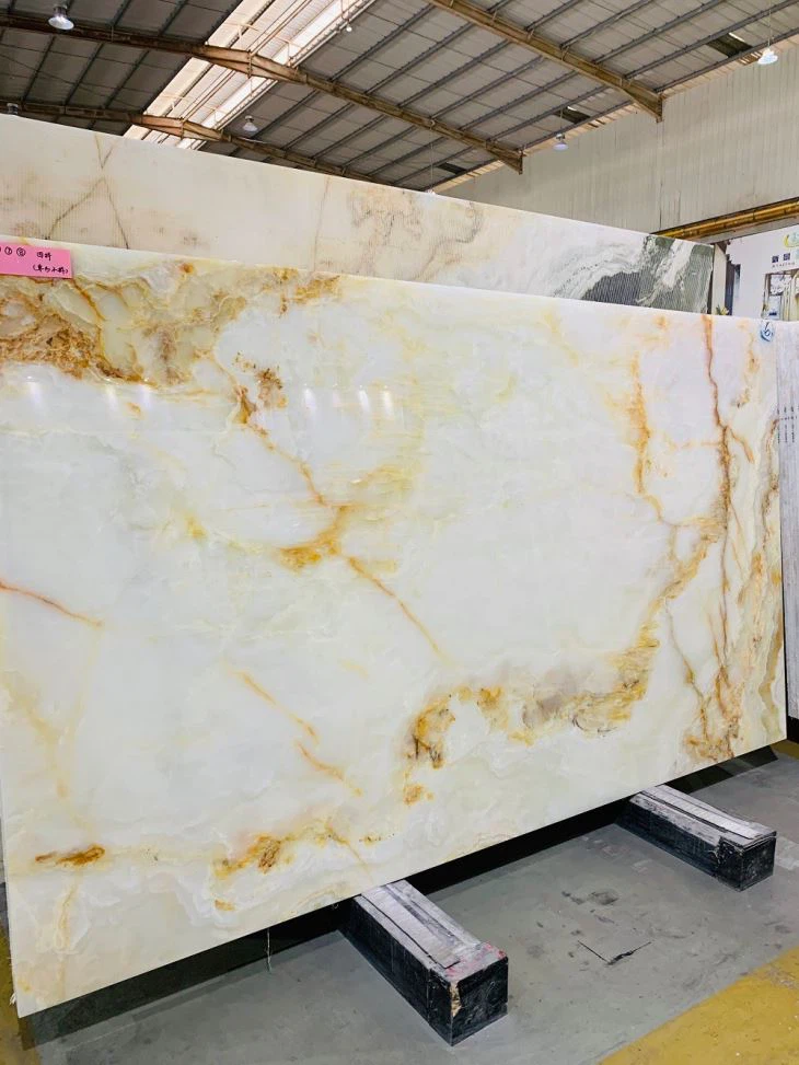 White Marble Onyx Slab