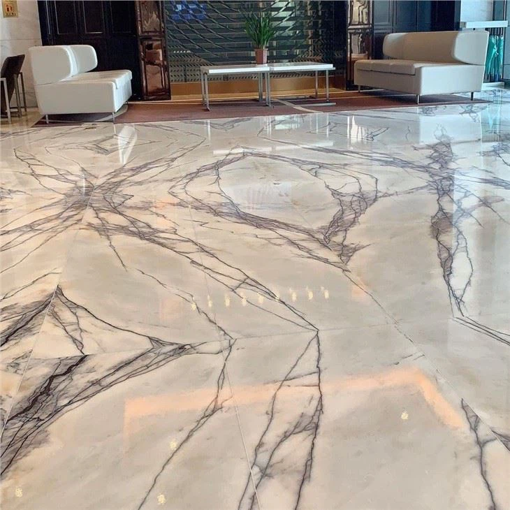 Milas lilac marble floor