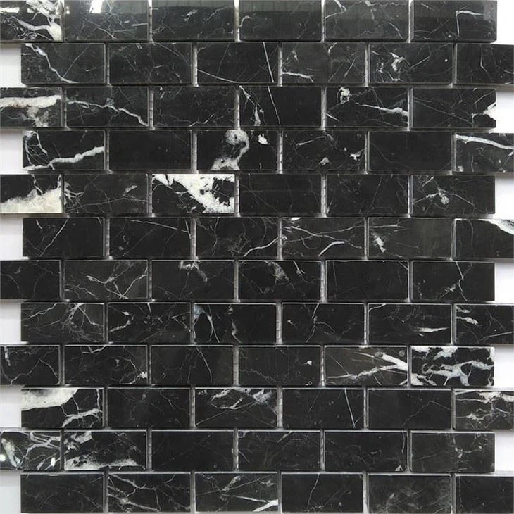 balck nero marquina mosaic