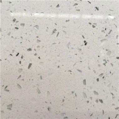 Galaxy White Quartz Slabs Hot Quartz Culoare