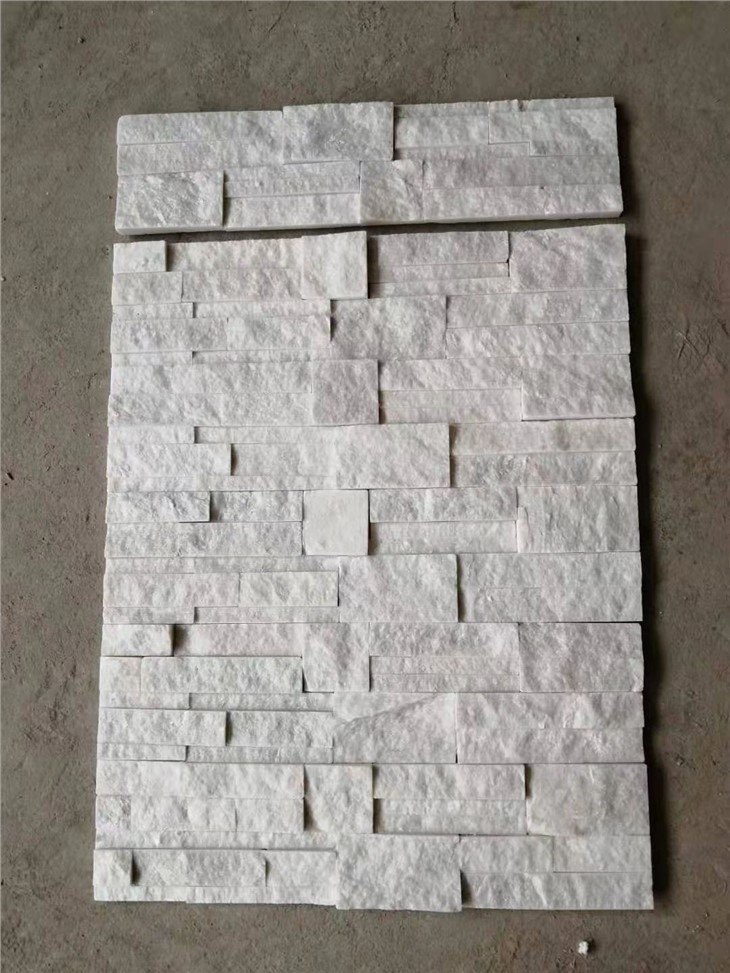 White Culture Stone Panels Ledge Stone Veneer Slate For Interior & Outside Wall Panels